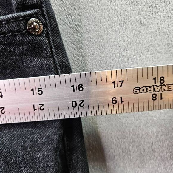 Style & Co Jeans Womens Size 6 Black Easy Care Straight Leg Fit Denim - Picture 5 of 9